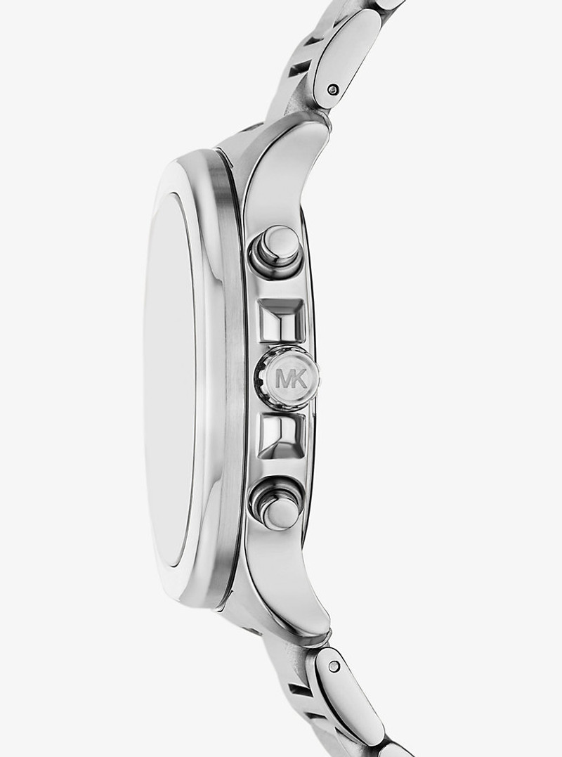 MICHAEL KORS Oversized Sage Silver-Tone Watch outlook