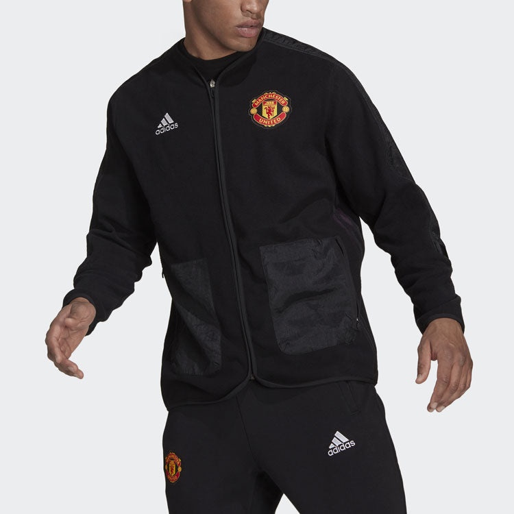 adidas Mufc Trv Mid La Manchester United Jacket Black GR3904 - 4