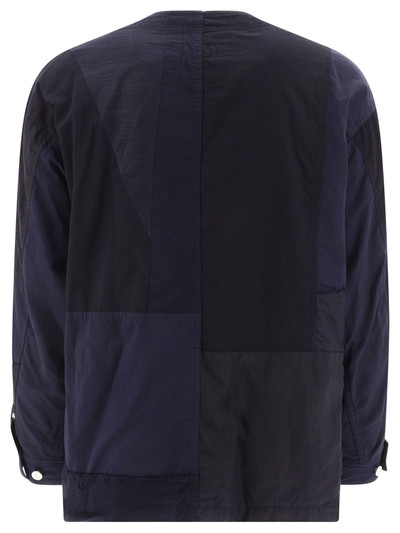 Comme des Garçons Homme Patchwork Jacket Jackets Blue outlook