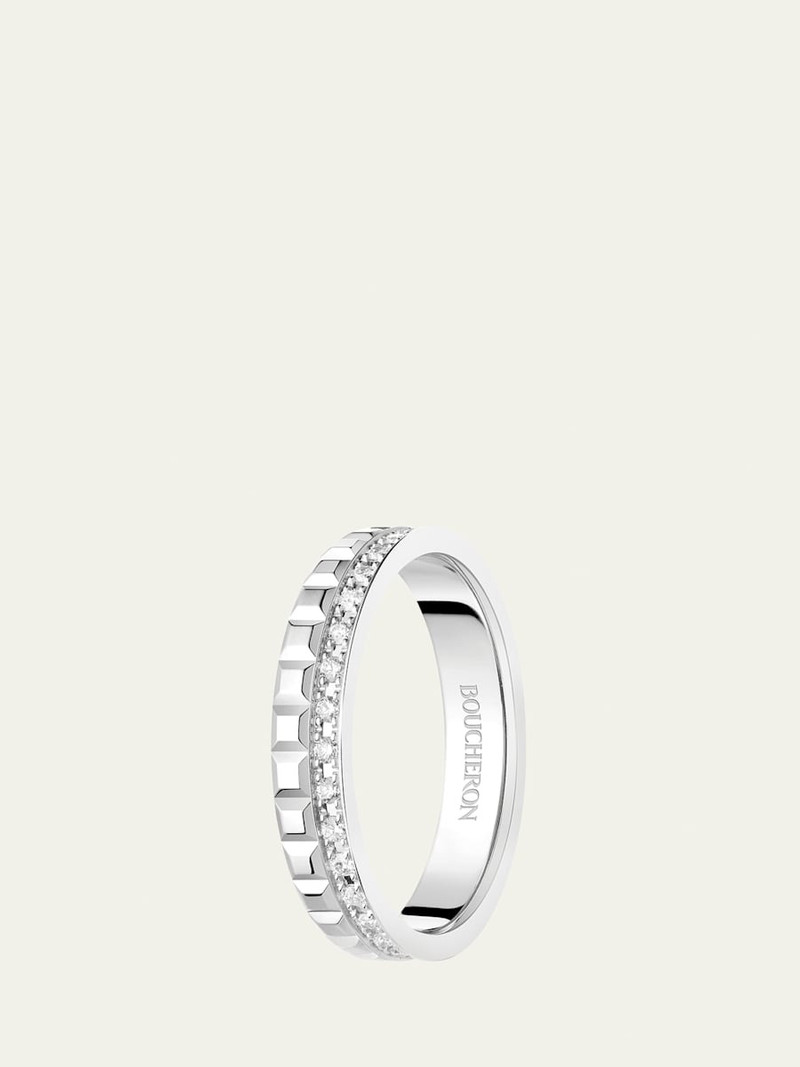 Boucheron White Gold Quatre Diamond Ring outlook