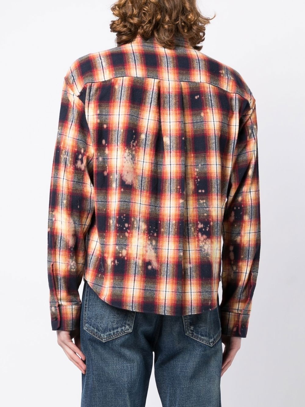 check-pattern shirt - 4