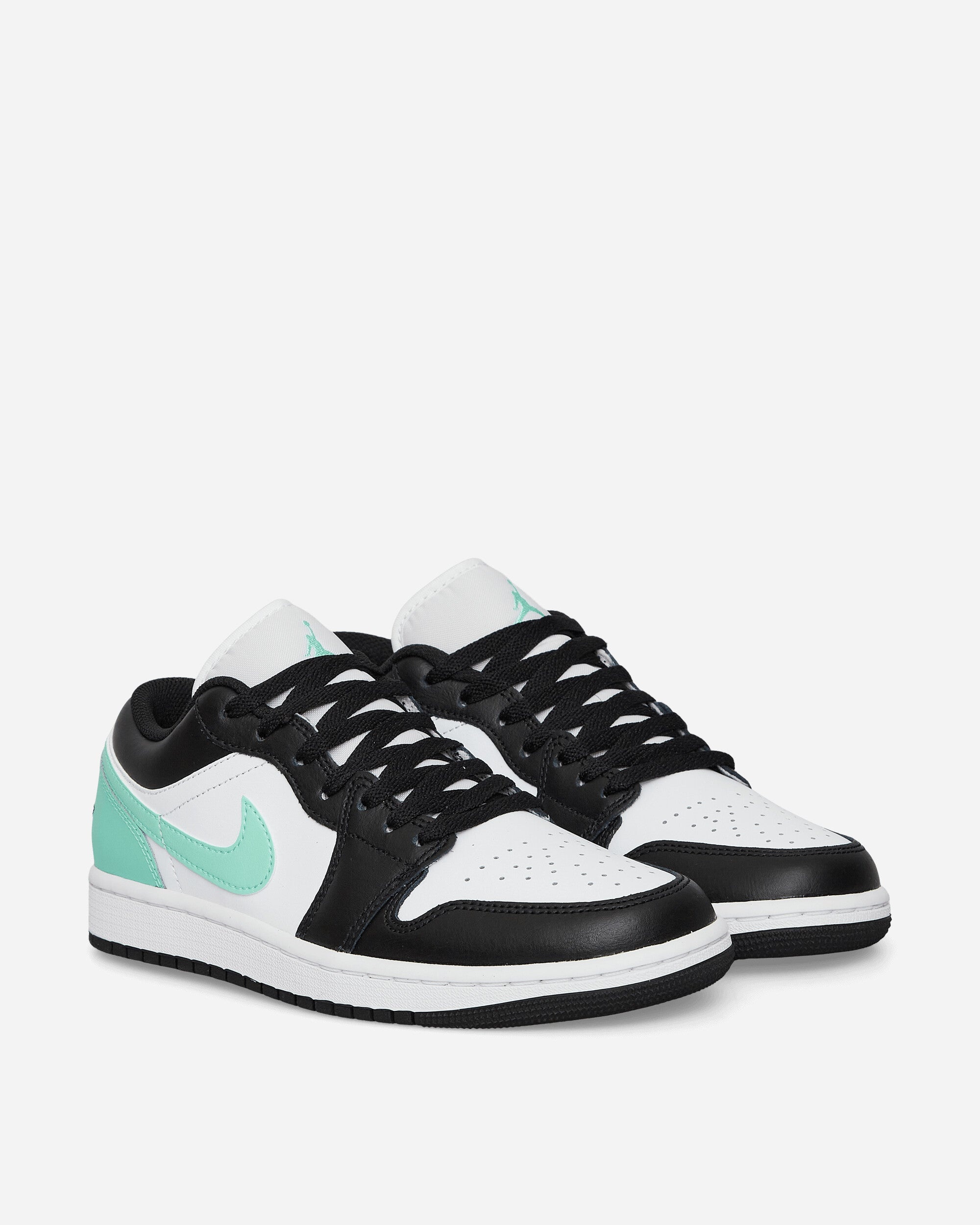 Air Jordan 1 Low Sneakers White / Black / Green Glow - 2