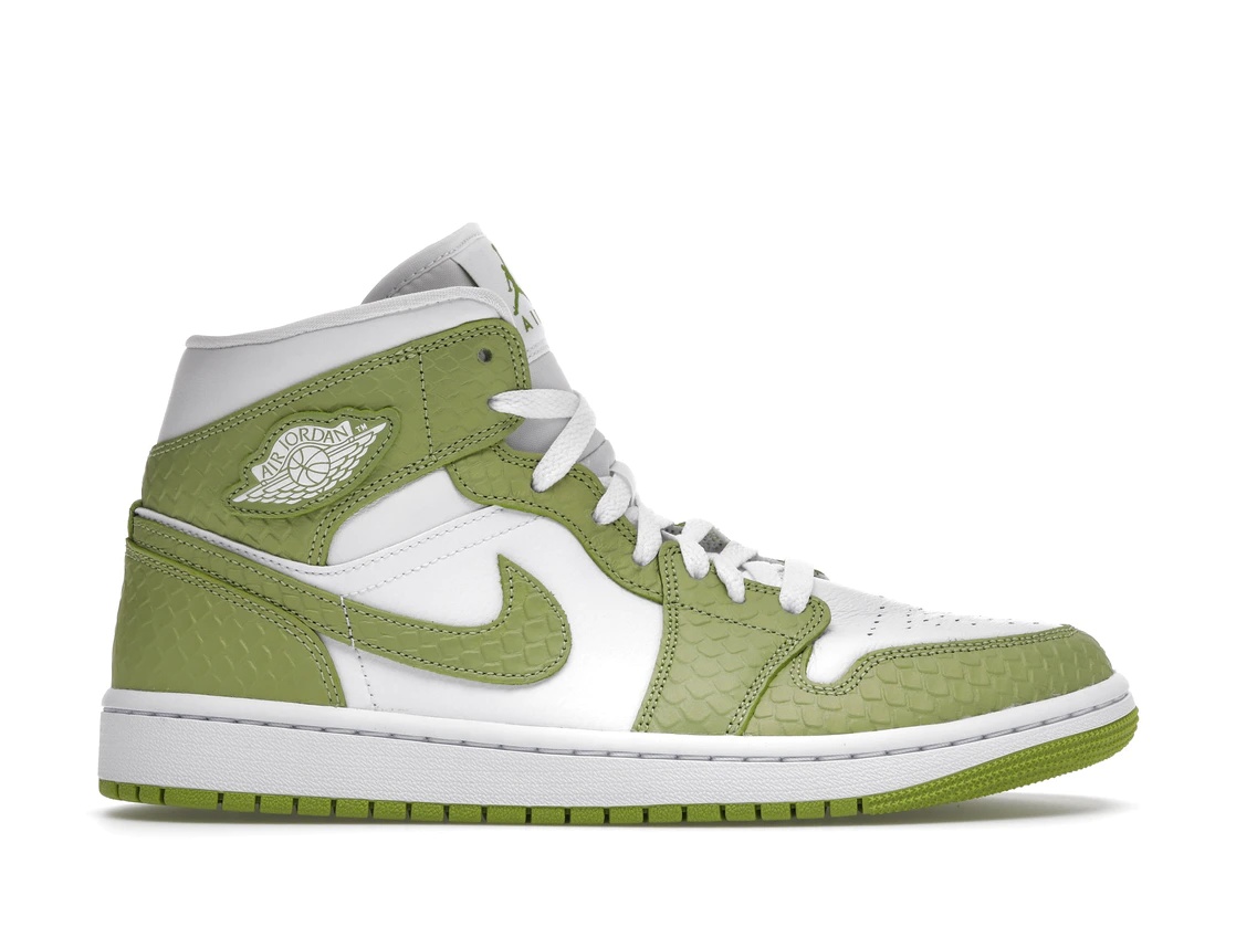 Jordan 1 Mid Green Python (W) - 1