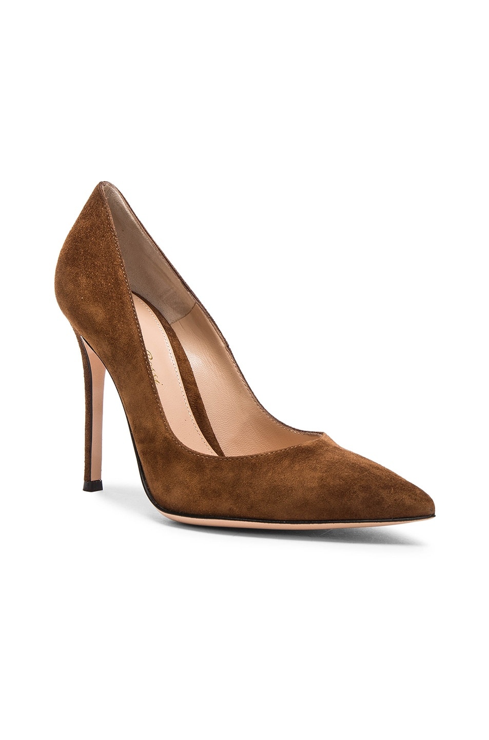 パンプス Gianvito Rossi SUEDE DECOLLETE T.085 Gianvito Rossi Suede Pumps | forward | REVERSIBLE