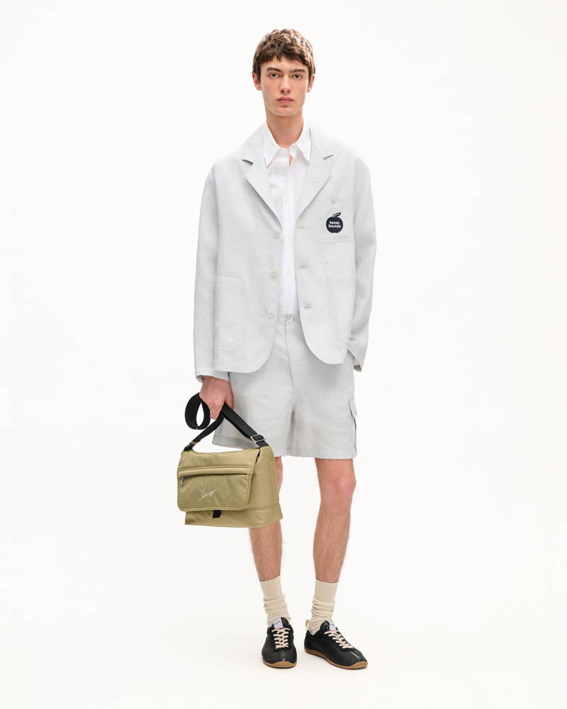 KENZO Cargo shorts in linen hemp outlook