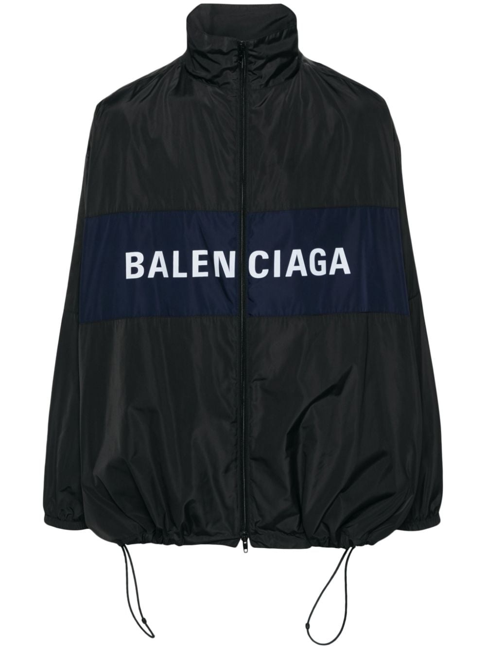 logo-print lightweight jacket - 1