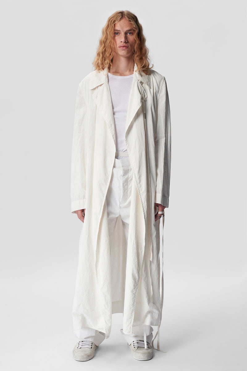 Wouter Long Straight Trench Coat - 4