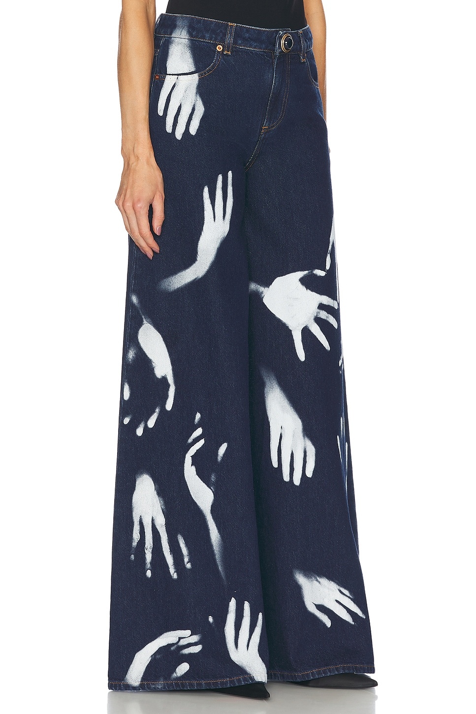 Handprint Wide Leg - 2