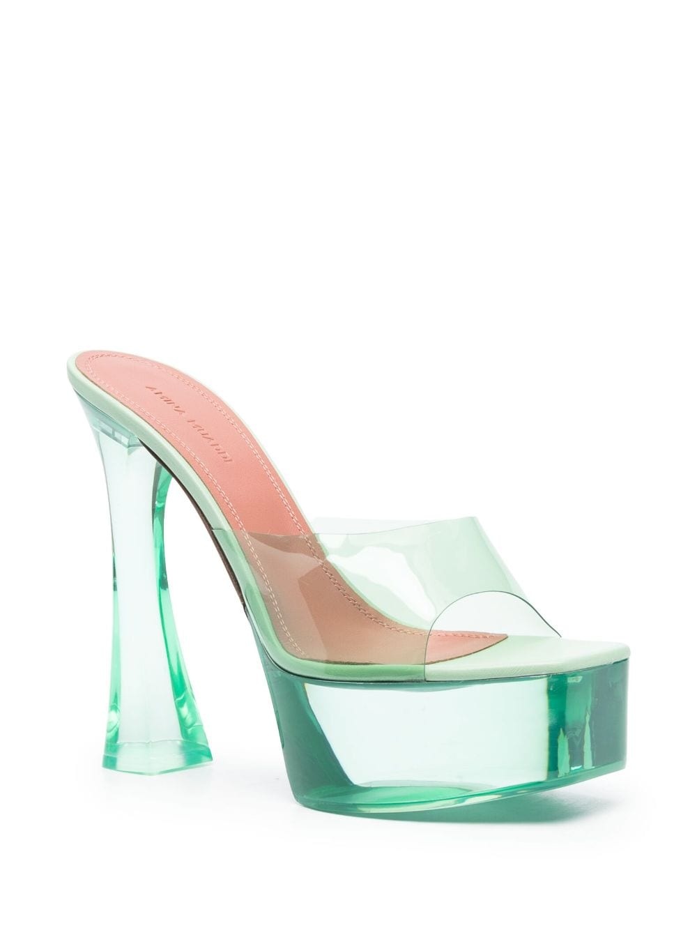 Dalida Glass 145mm platform sandals - 2