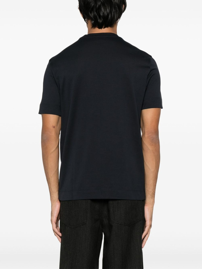 logo-embroidered T-shirt 3