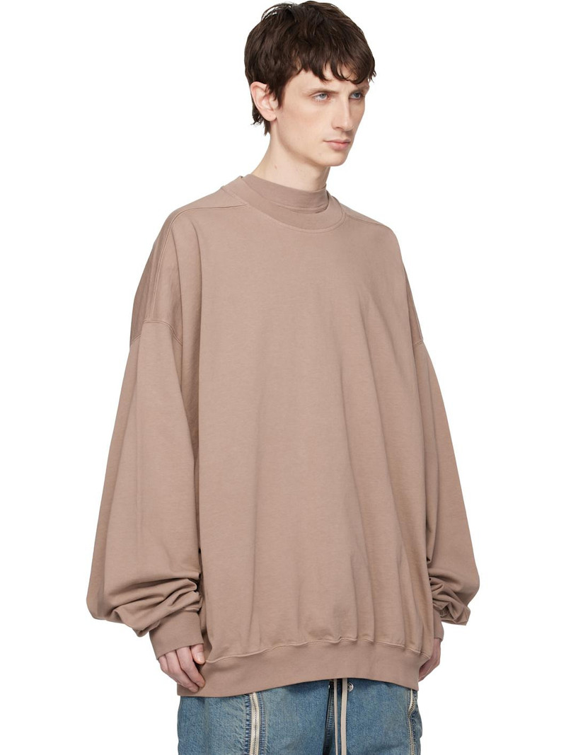 Taupe Temple Hun Crewneck Sweatshirt 2