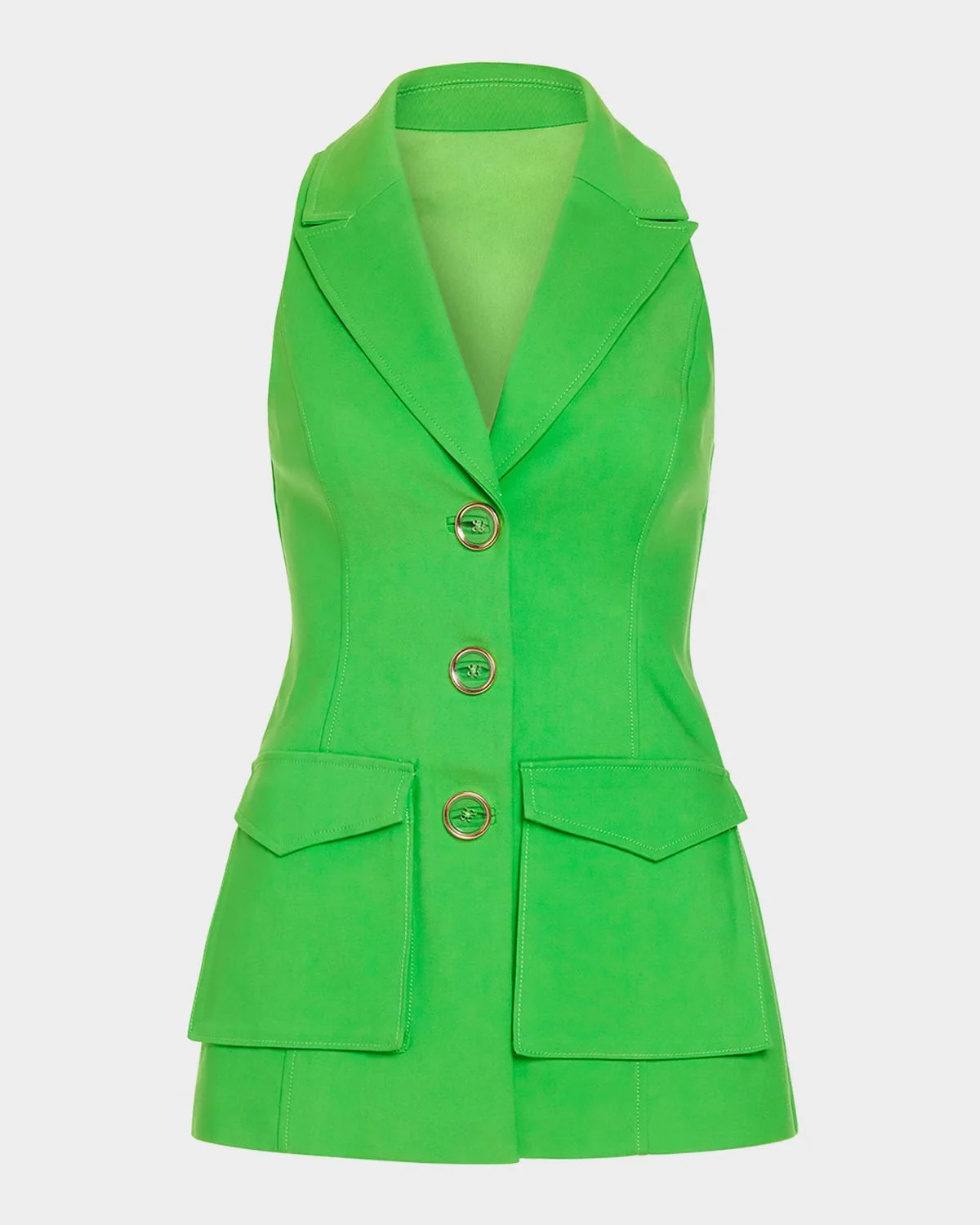 Lisa Button-Front Vest - 1