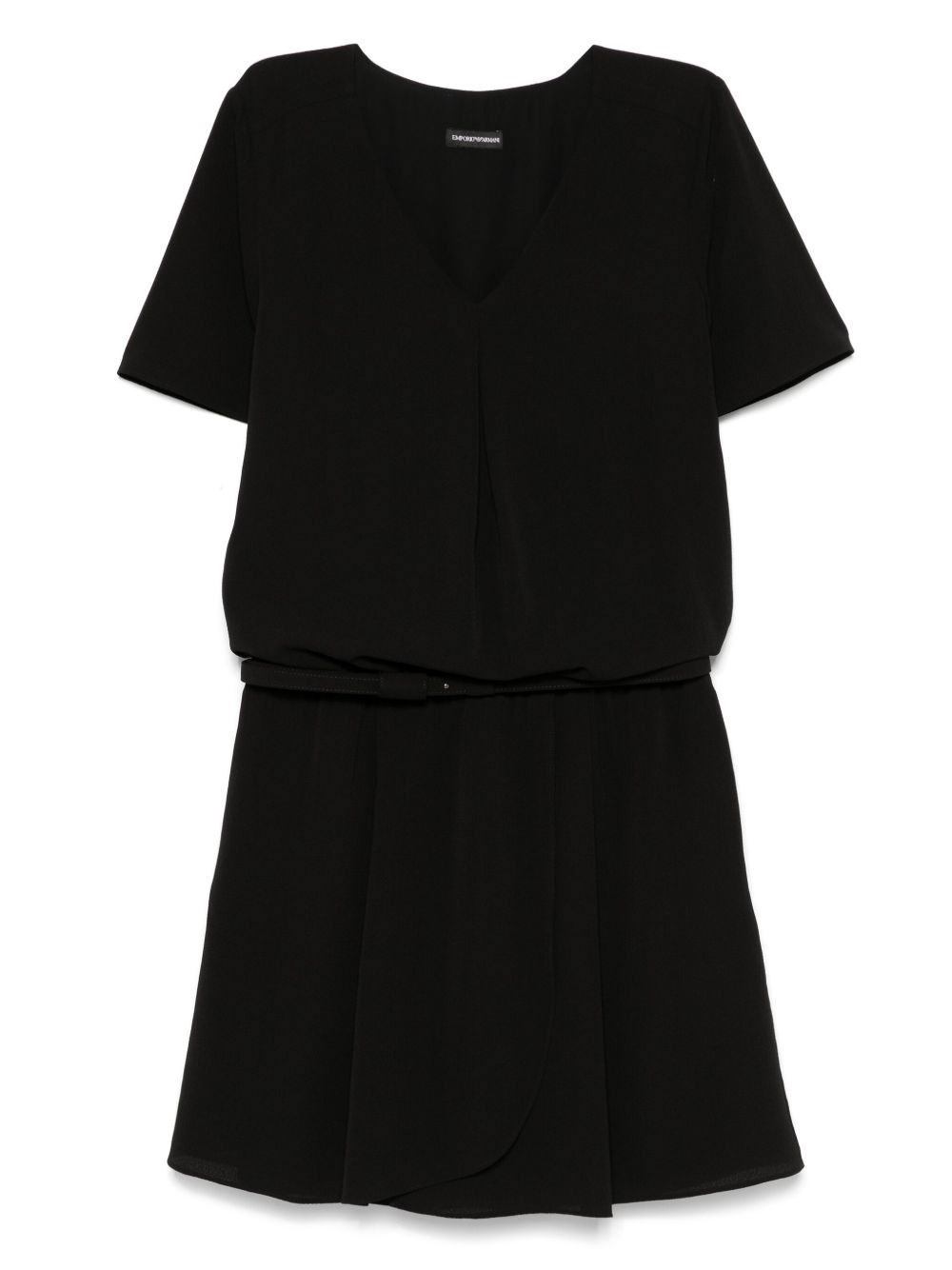 Crepe short dress - 1