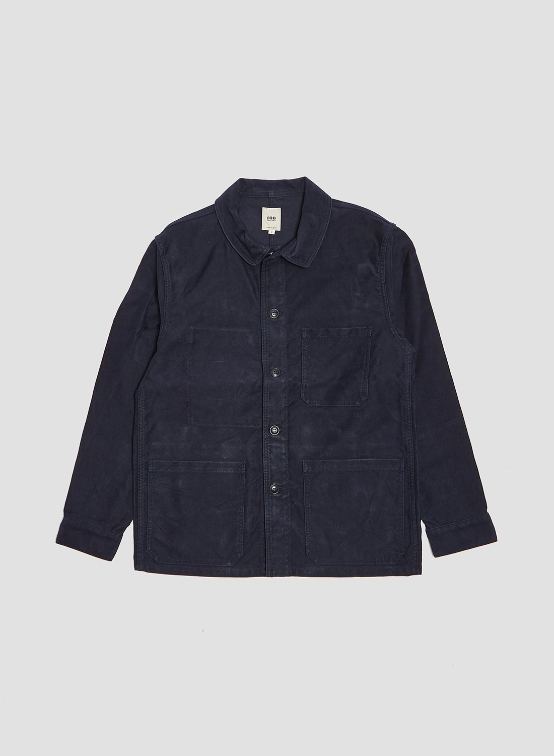 FOB Factory French Moleskin Jacket Navy - 1