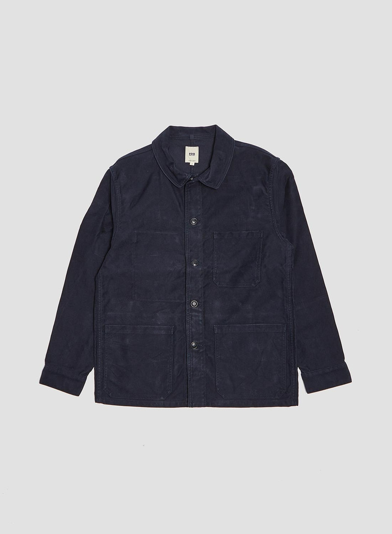 FOB Factory French Moleskin Jacket Navy 1