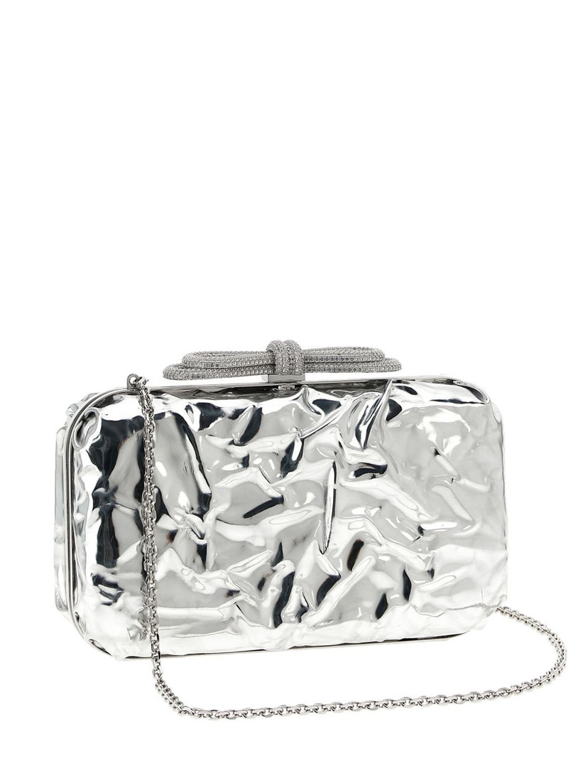 Double Bow Wrapped Mirror clutch 1