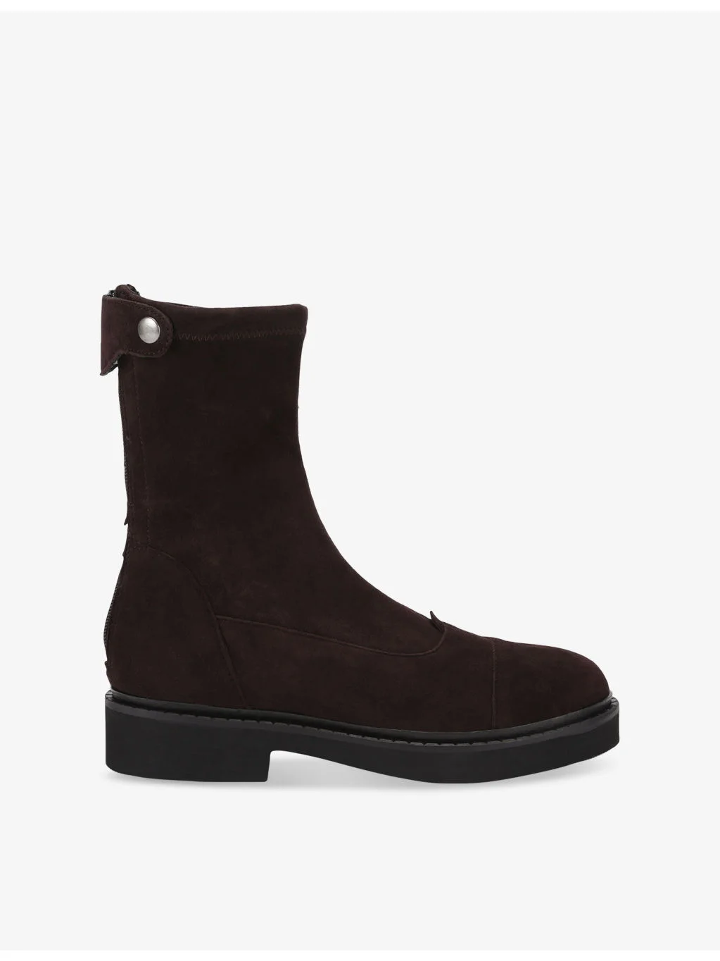 Myer Flat Suede Ankle Boots - 1