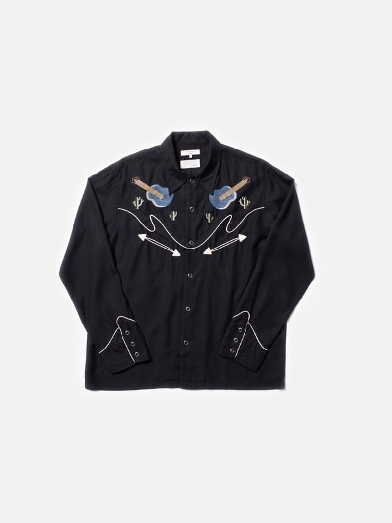 Gonzo Western Guitar Shirt Black 1