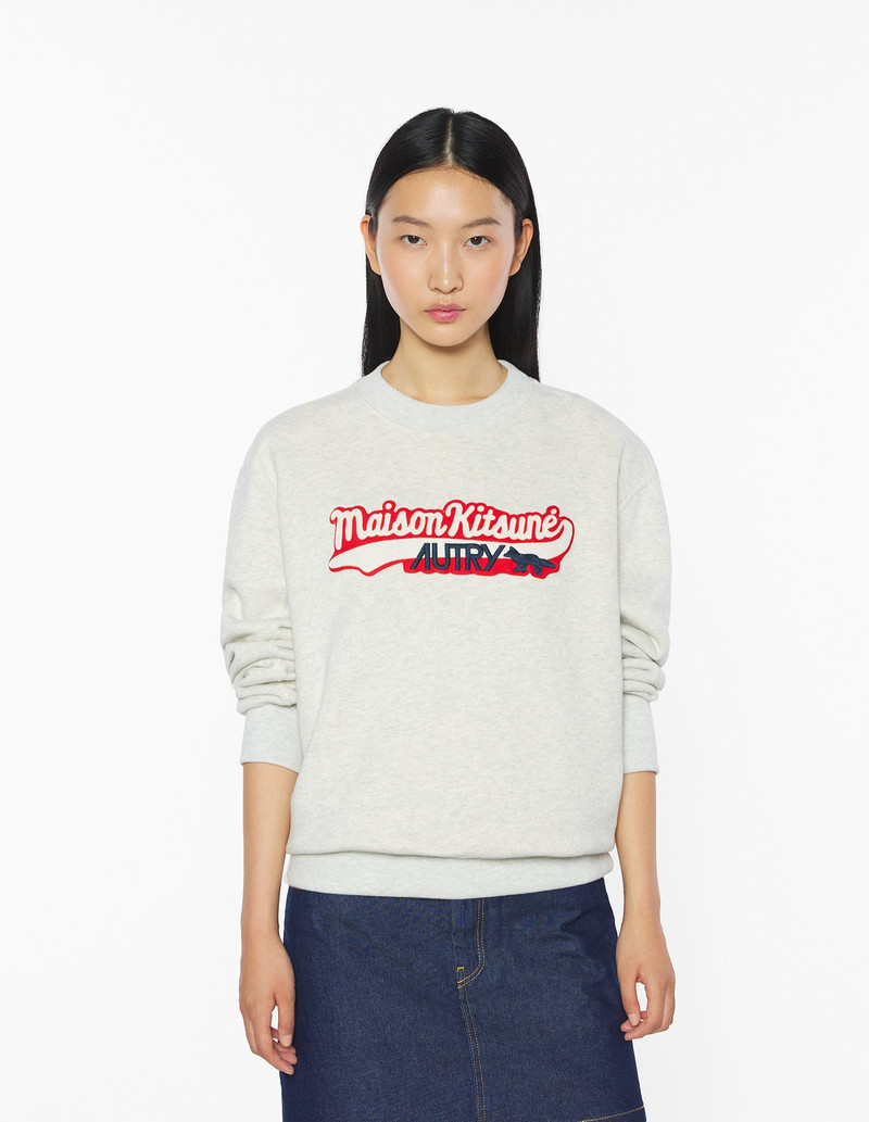MAISON KITSUNE x AUTRY VARSITY SWEATSHIRT 6