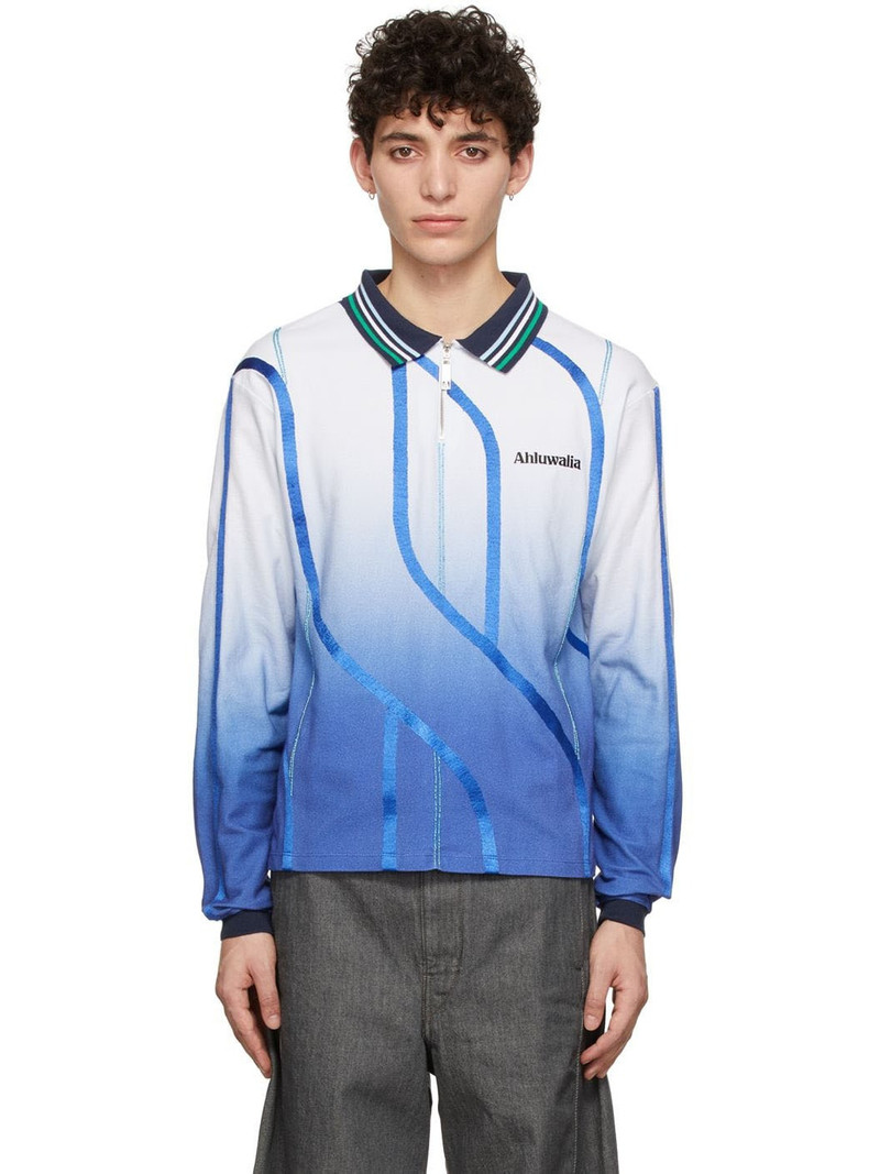 Blue Organic Cotton Polo - 1
