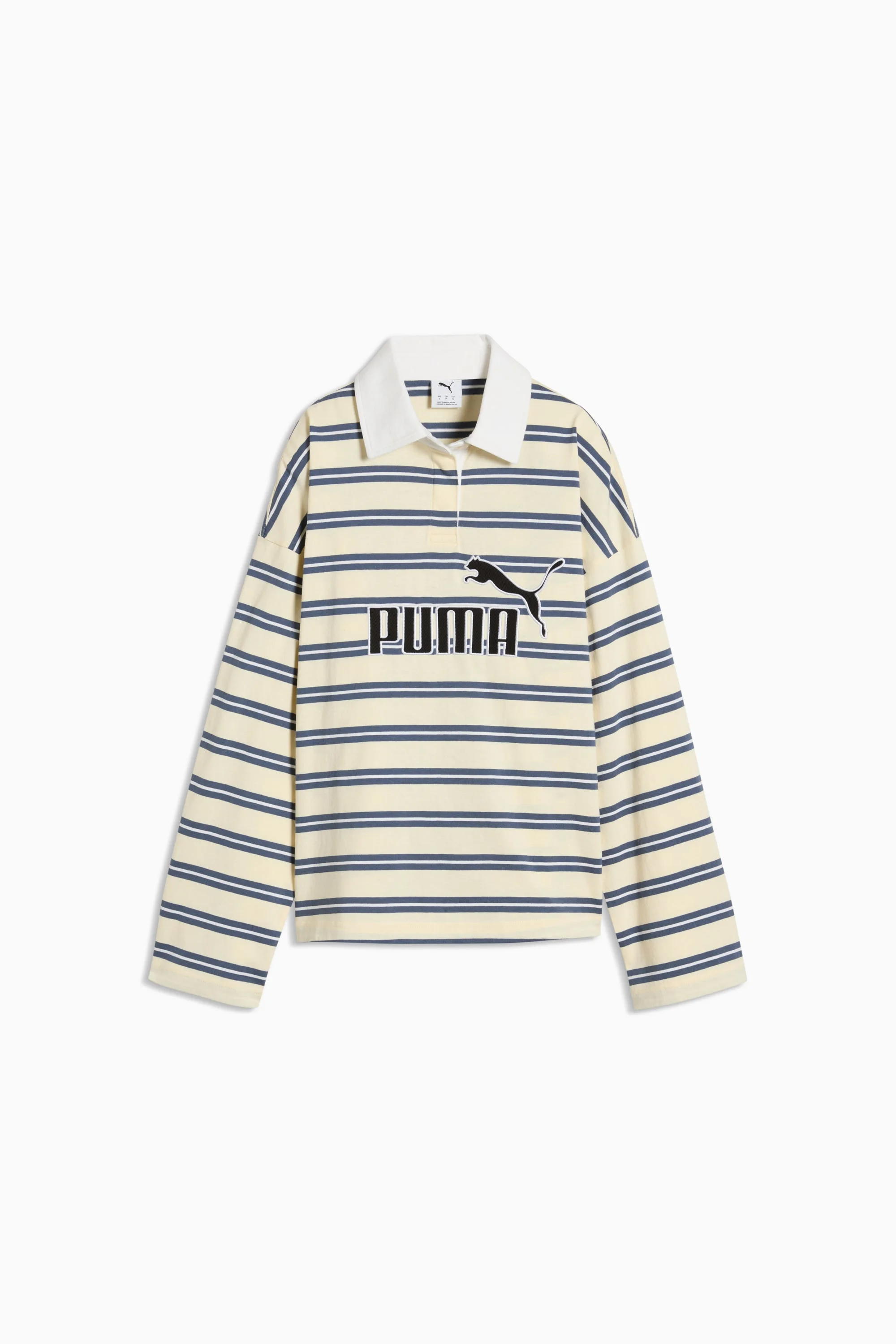 PUMA Elevated Essentials Women's Oversized Long Sleeve Rugby Polo - 1