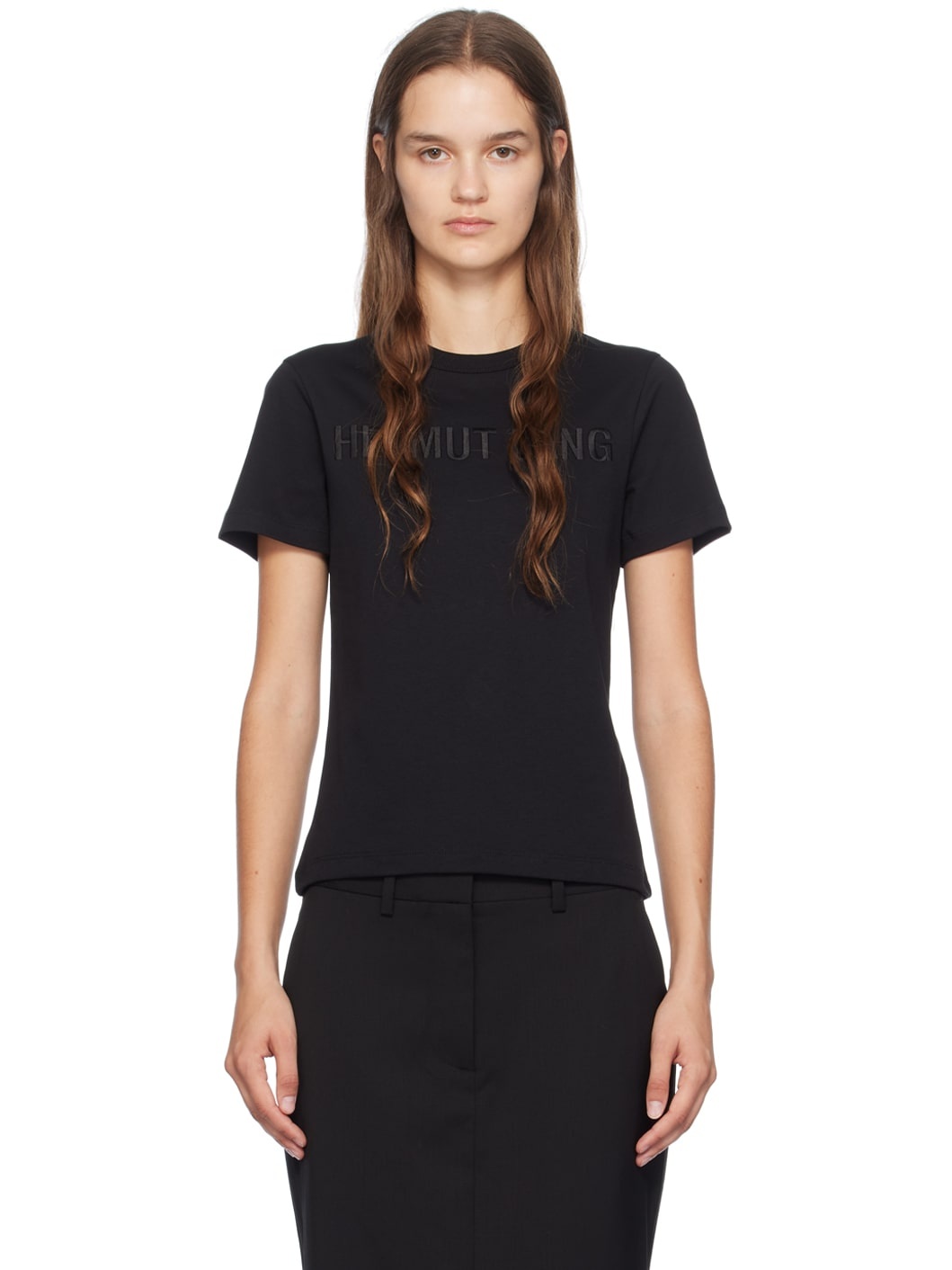 Black Slim Logo T-Shirt - 1