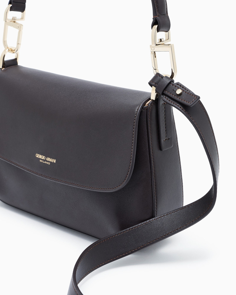 Small la Prima soft baguette bag in nappa leather 5