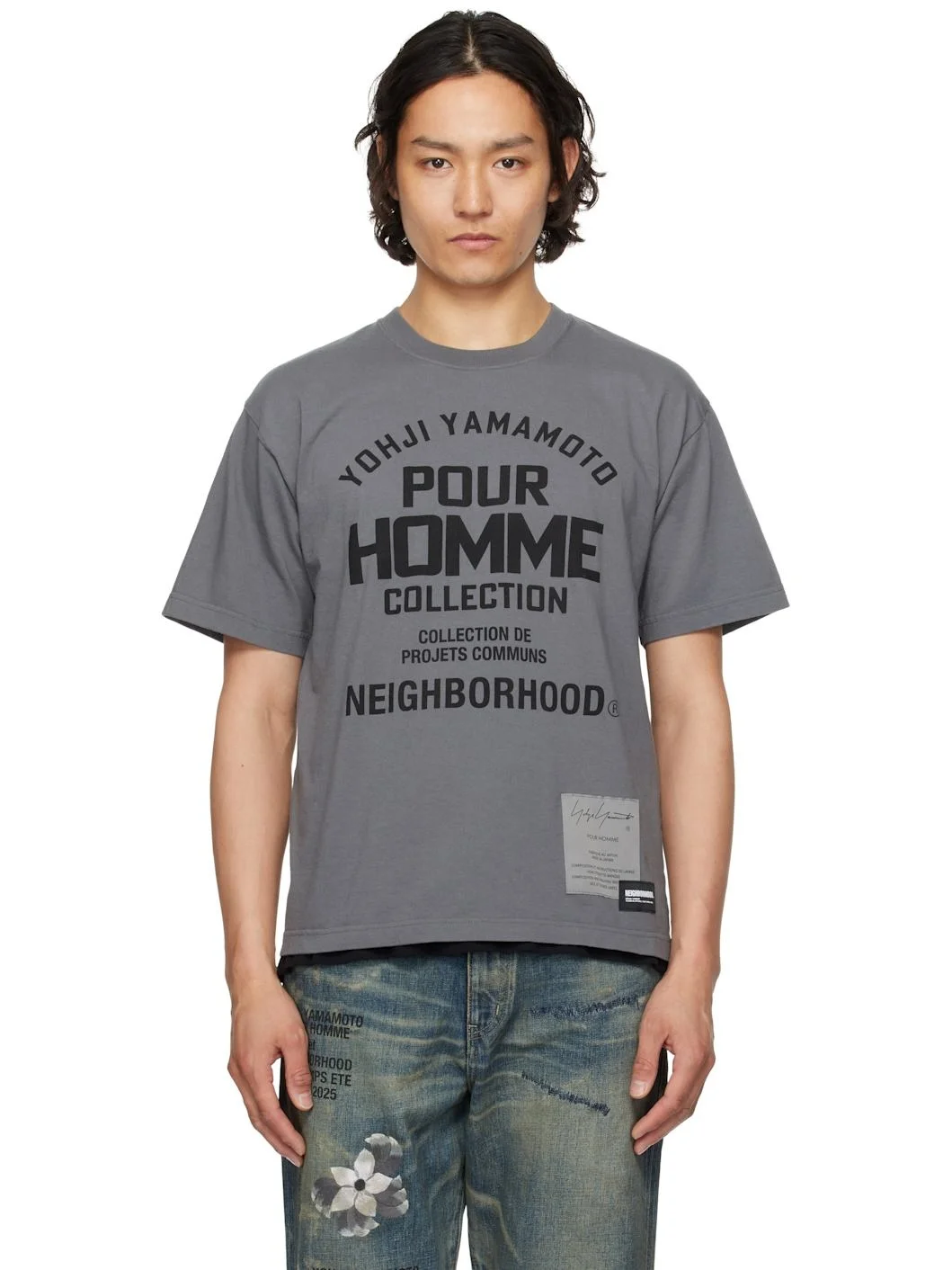 Gray NEIGHBORHOOD Edition SS Tee-2 T-shirt - 1