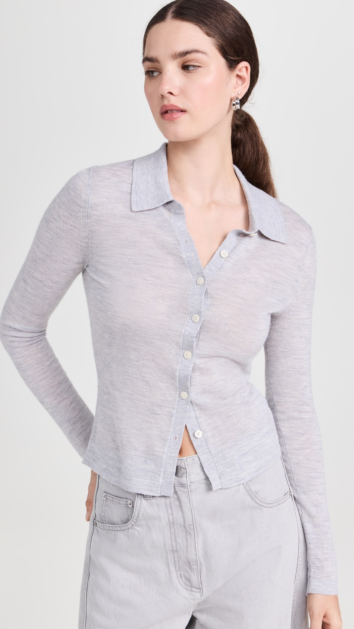 Elle Shirt In Cashmere - 6