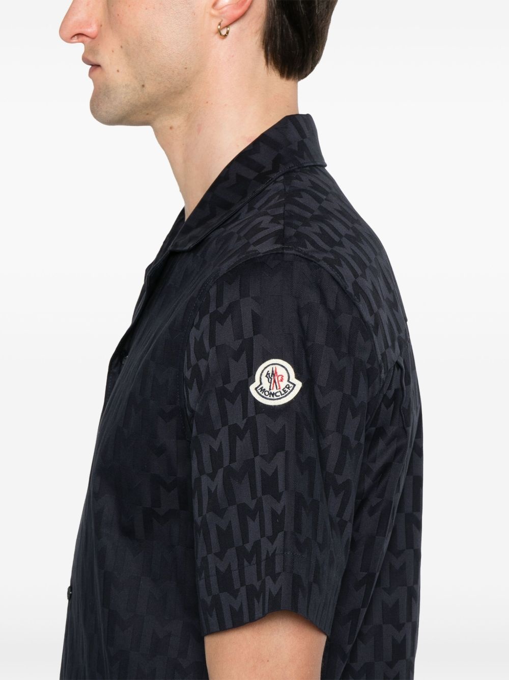 monogram-jacquard shirt - 5
