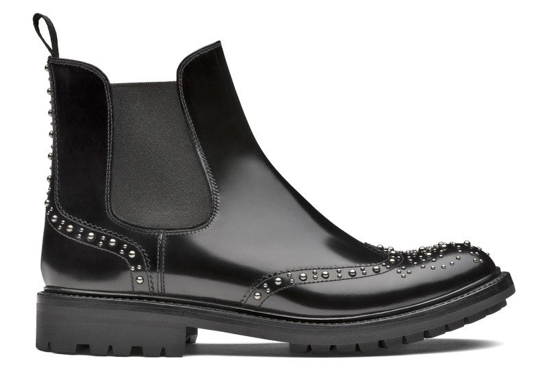 Aura met. 2
Polished Fumè Chelsea Boot Stud Black 1