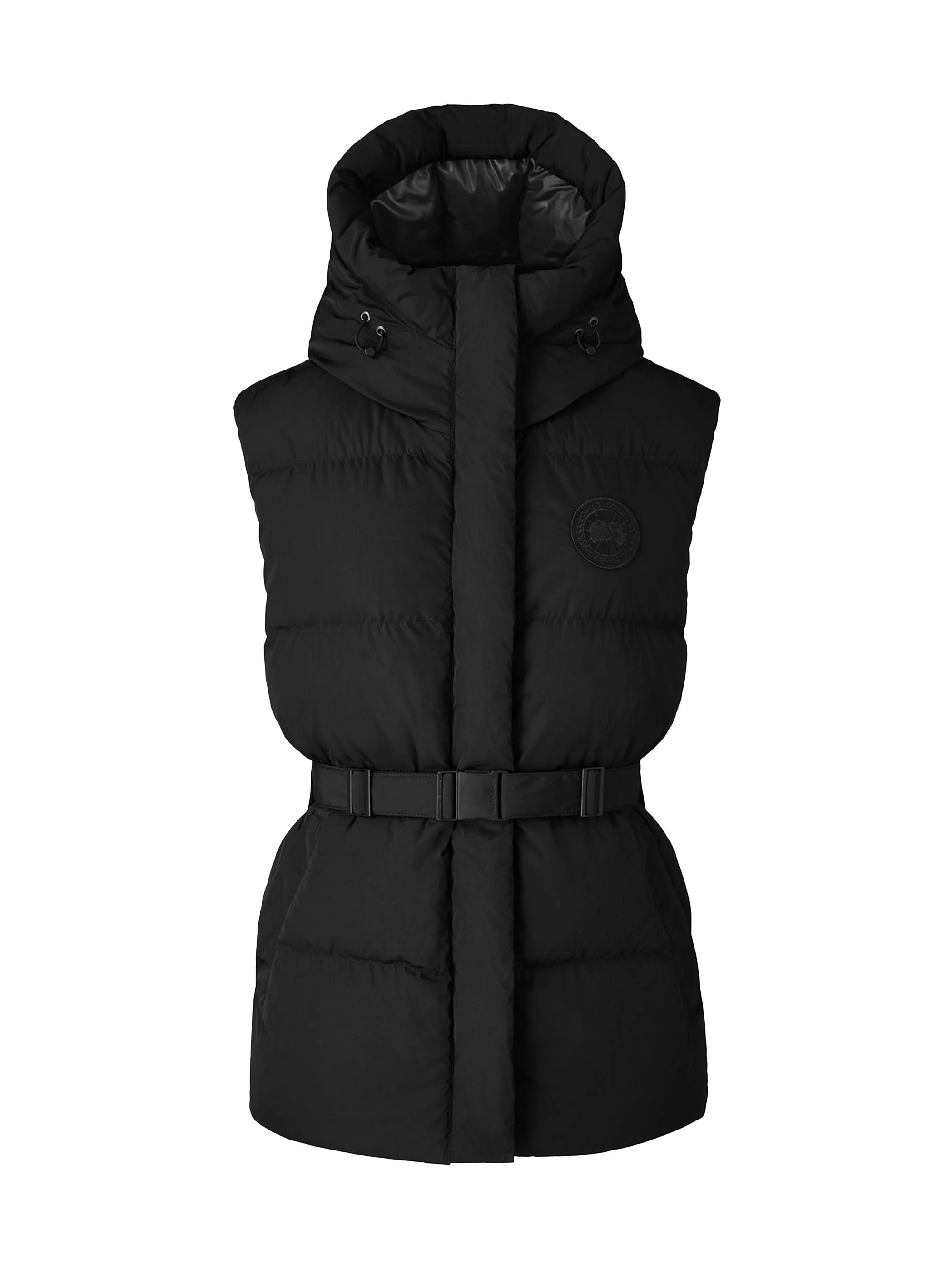 Women's Rayla Belted Vest - Black - 1