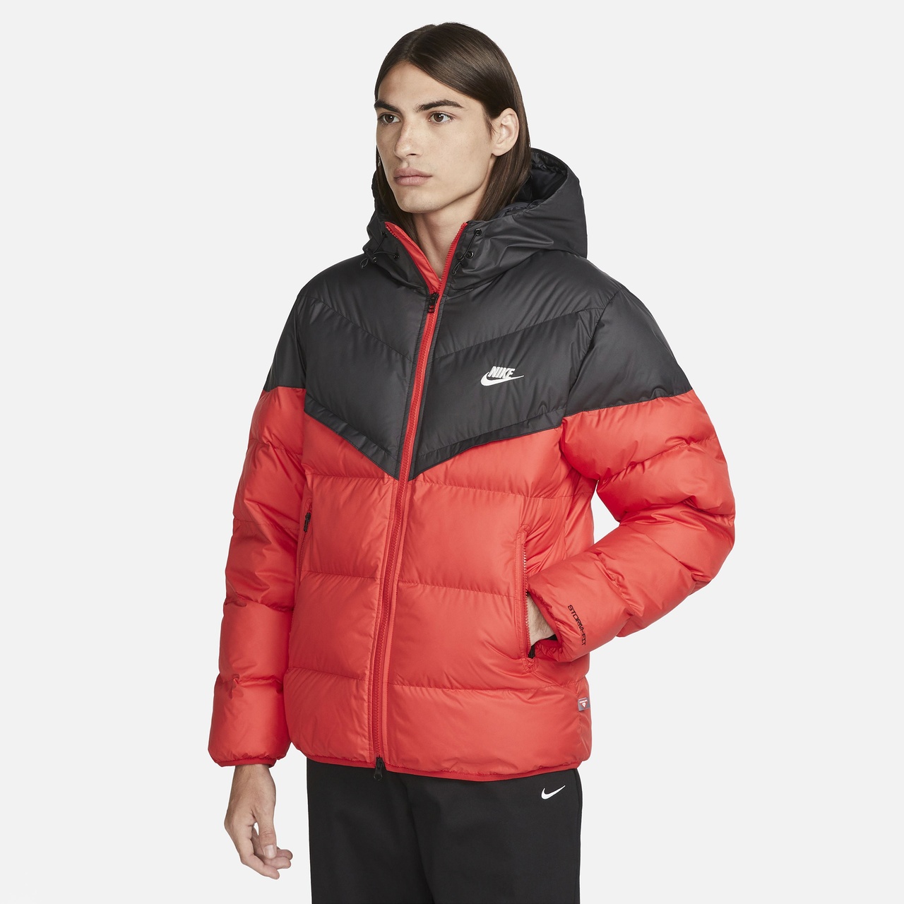 Nike Mens Nike SF Water Resistant PL Filled Hooded Jacket - 1