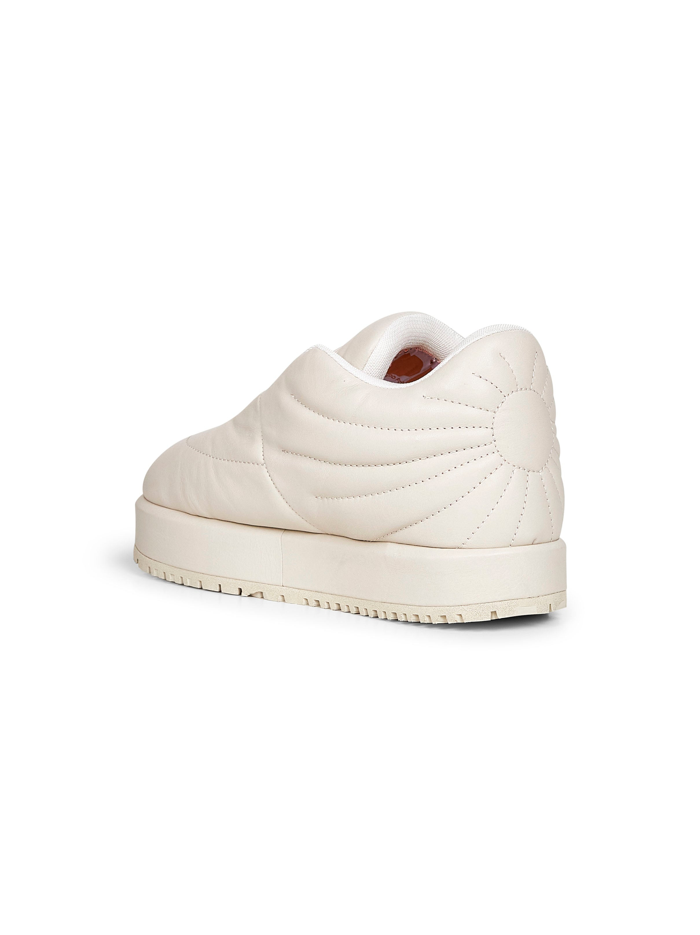 Off-white nappa leather Nuvola Pluto sneakers - 3