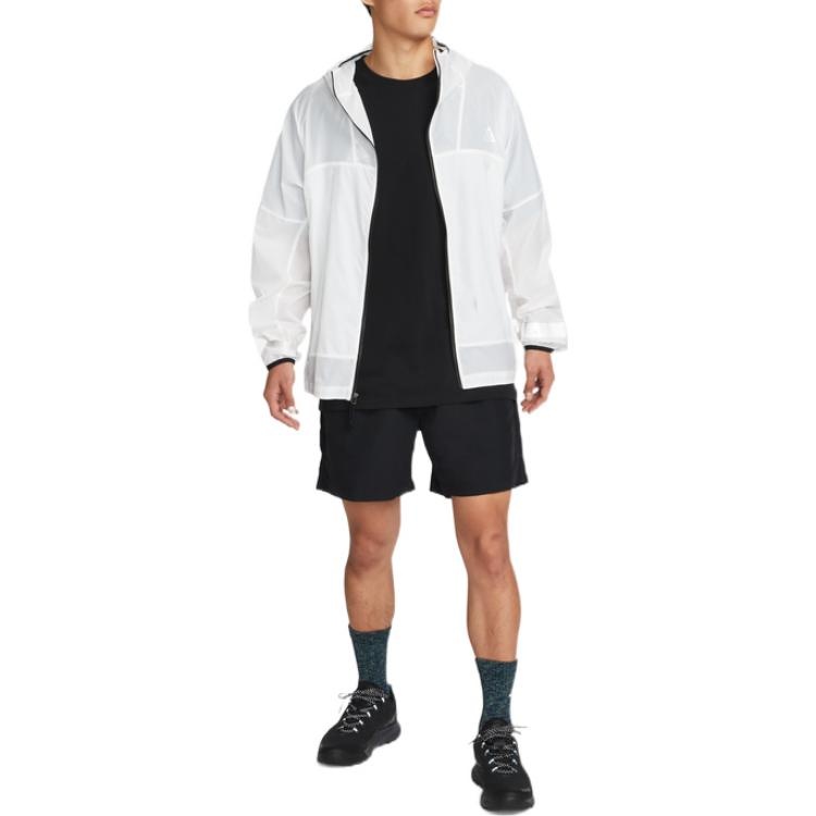 Men's Nike ACG Alphabet Solid Color Breathable Casual Sports Shorts Black CZ6704-014 - 3