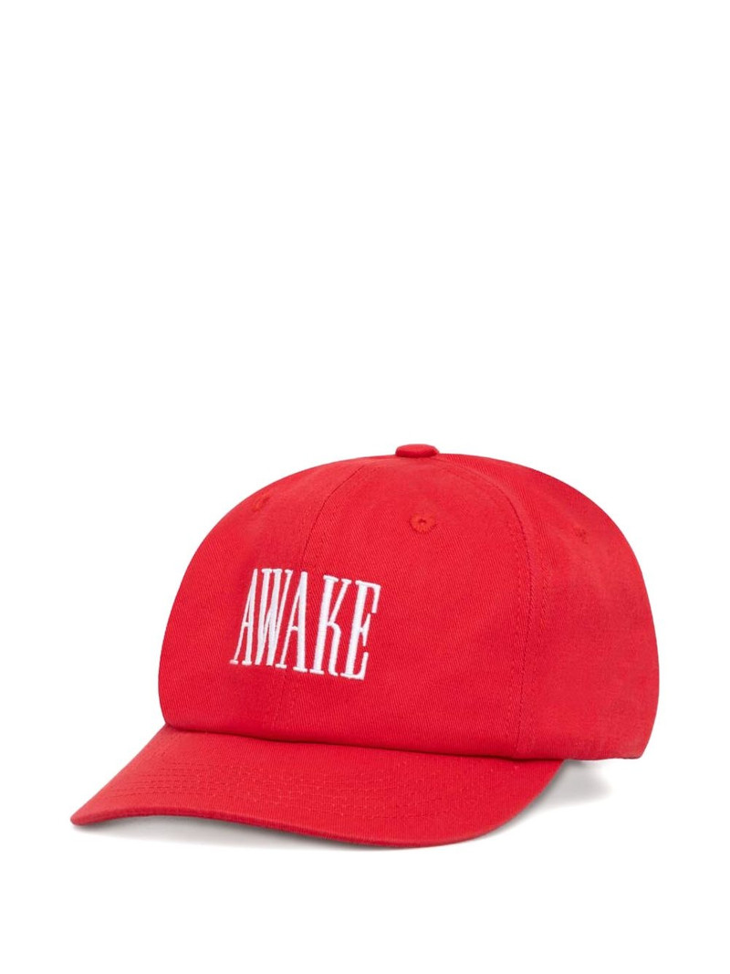 logo-embroidered cap 1