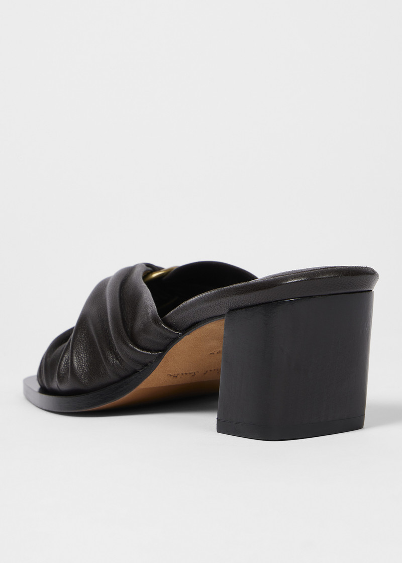 Women's 'Monivae' Leather Heels 4