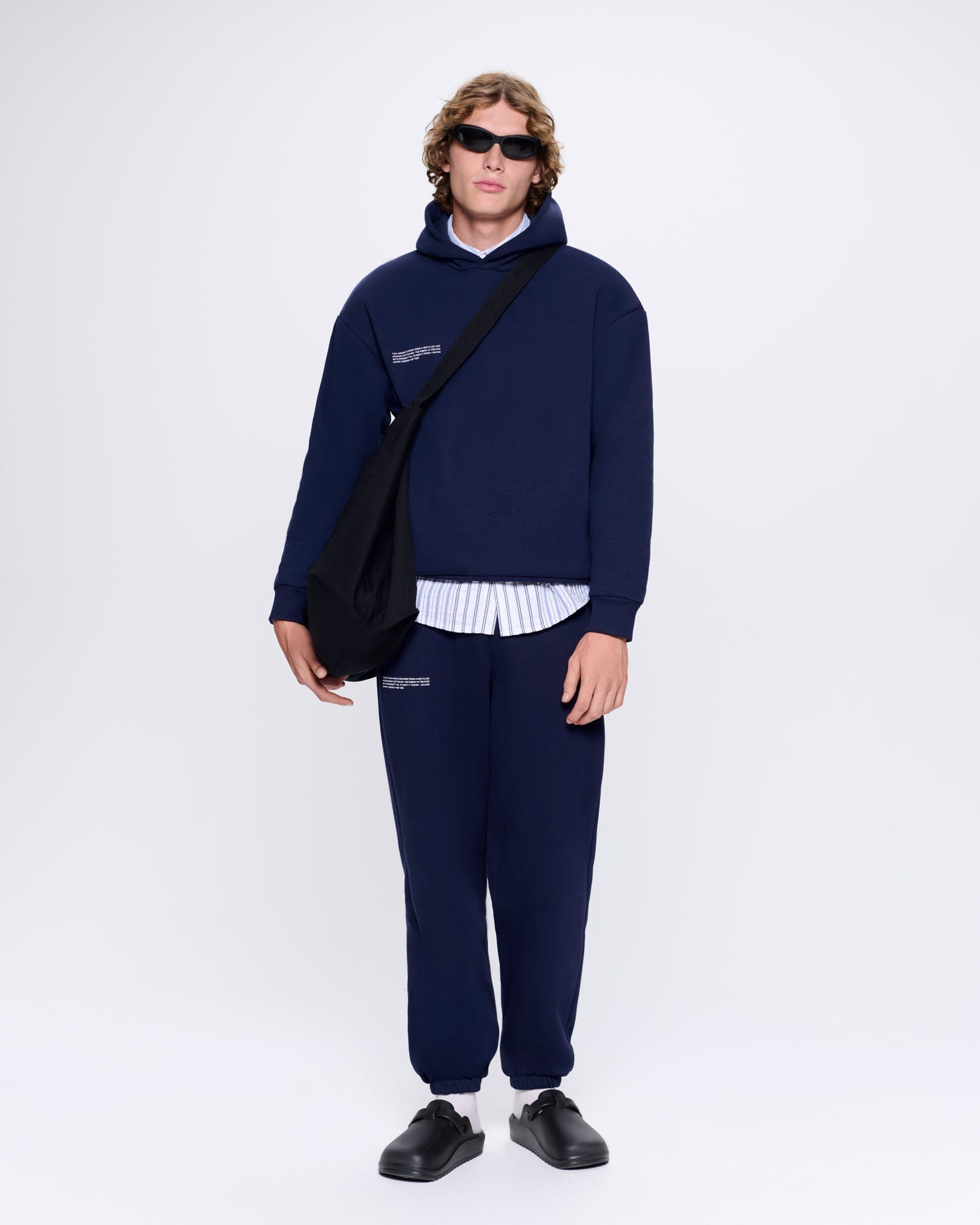 Mens 365 Heavyweight Hoodie - Navy Blue - 3