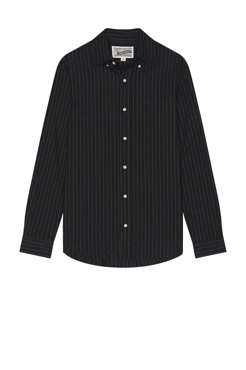 Striped Oxford Button Up Shirt - 1