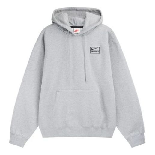 Nike x Stussy Crossover Solid Color Logo Alphabet Embroidered Casual Pullover Asia Edition Unisex Gr - 1