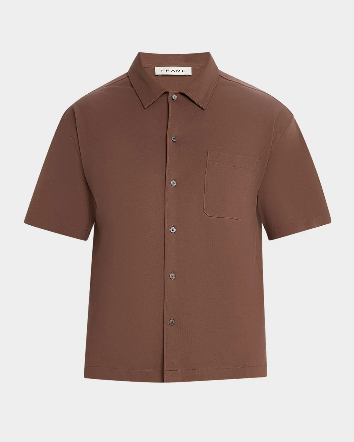 Men's Pique Button-Down Shirt - 1