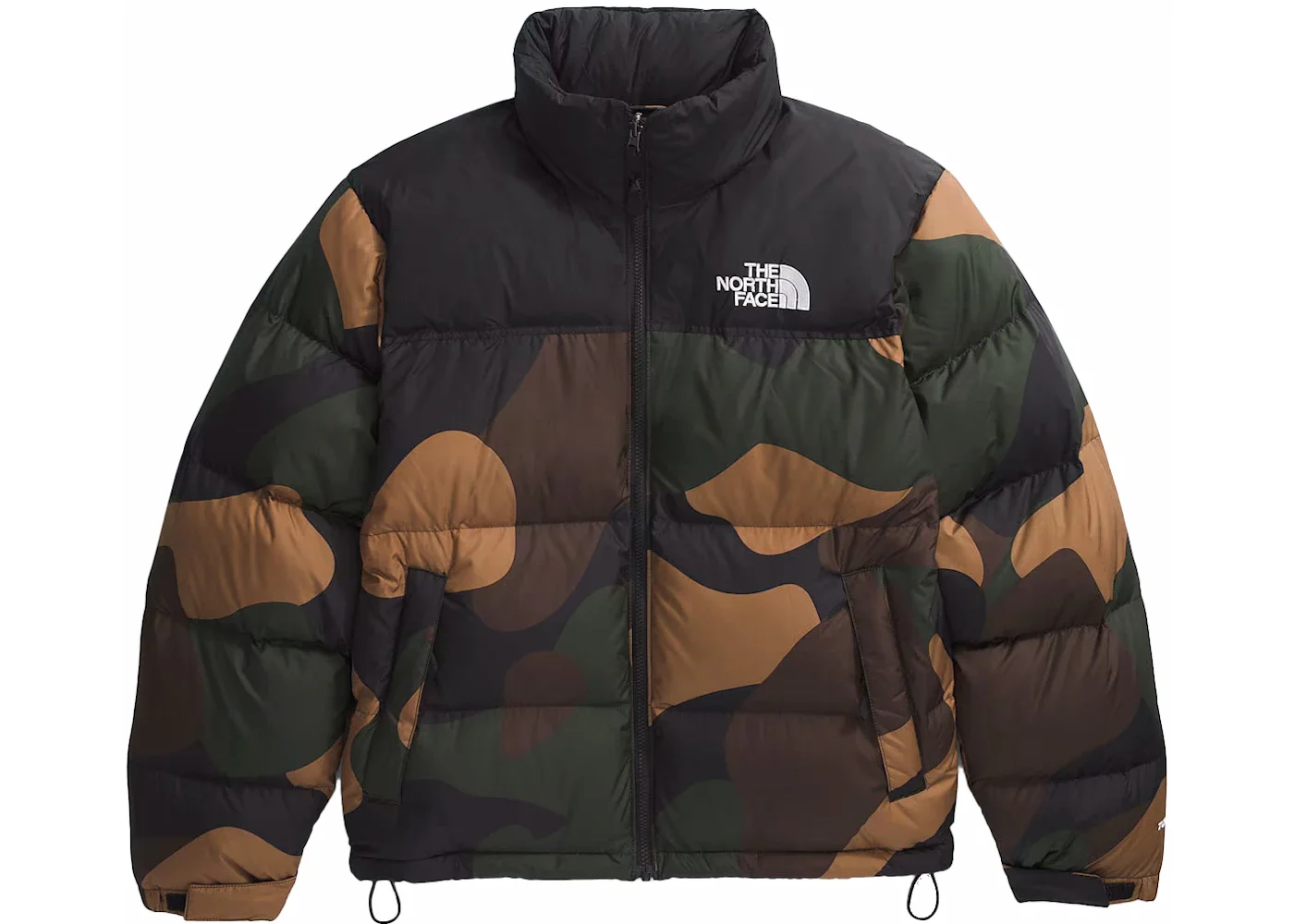 The North Face 1996 Retro Nuptse 700 Fill Packable Jacket TNF Black Block Camo Print/TNF Black - 1