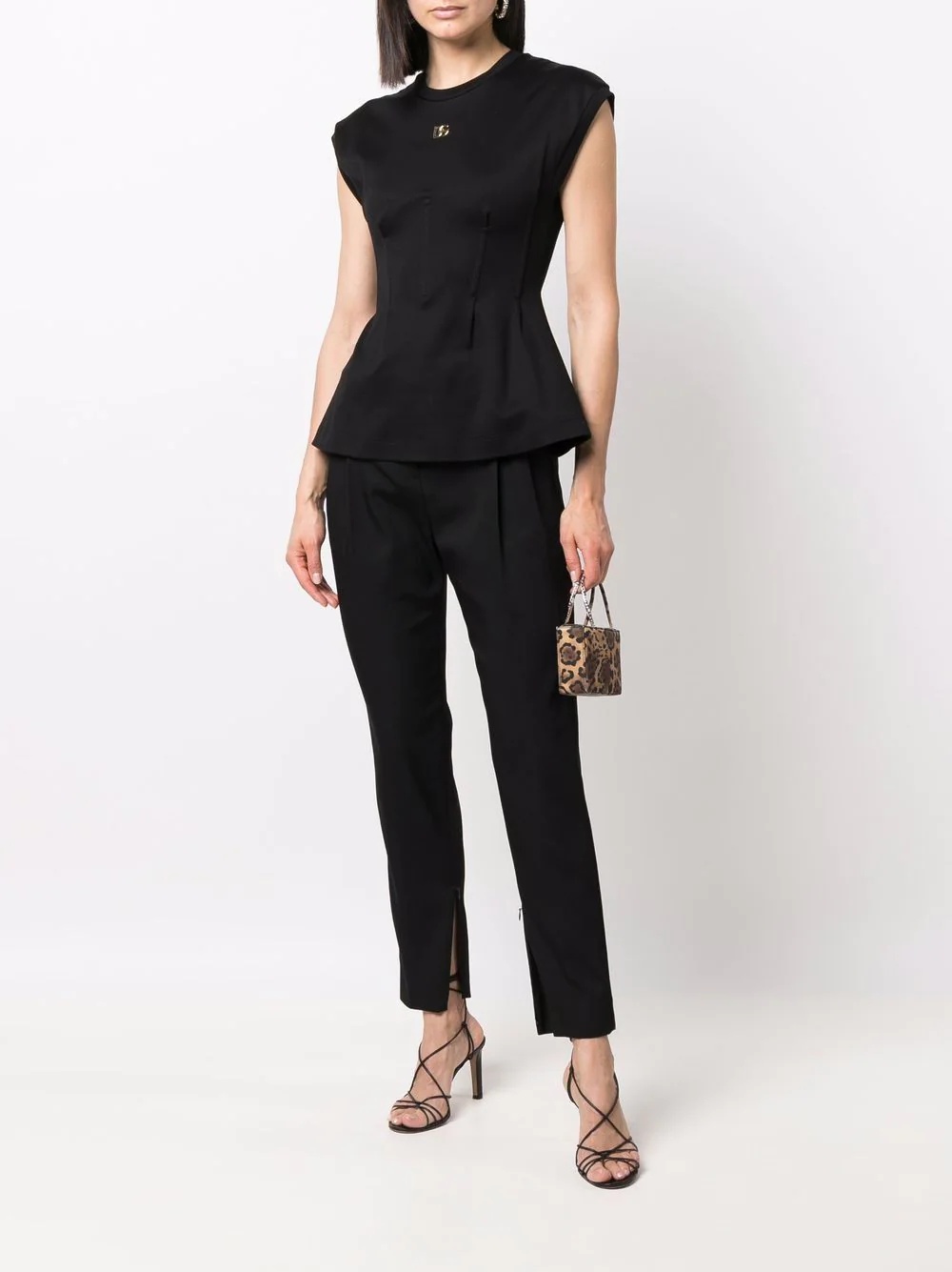 tailored mid-rise trousers - 2