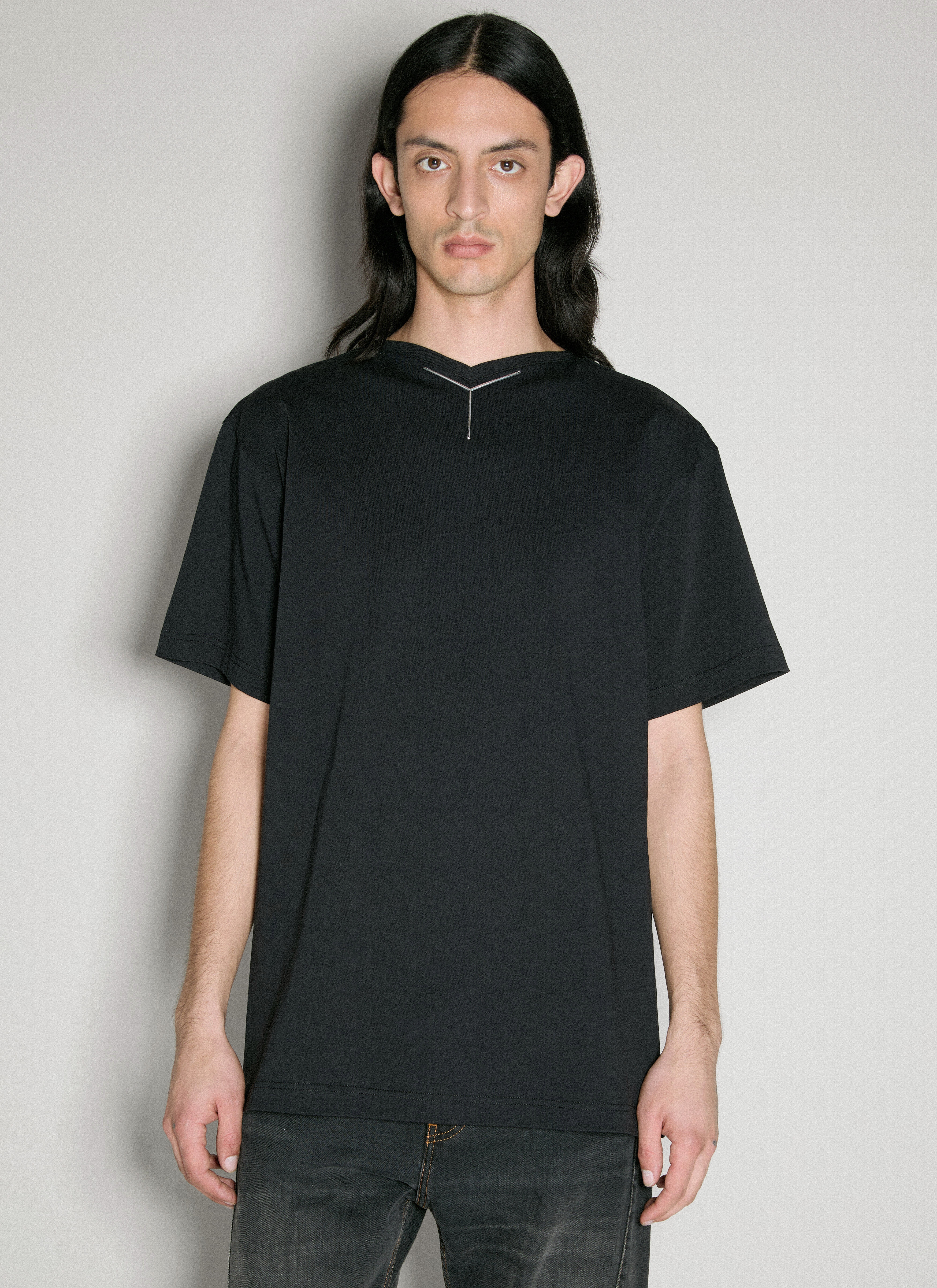 Y/PROJECT YクロムクルネックTシャツ 204TS006 J135BLACK Buy Y/Project Chrome T-Shirt 'Black' - 204TS006 J135 BLAC | GOAT