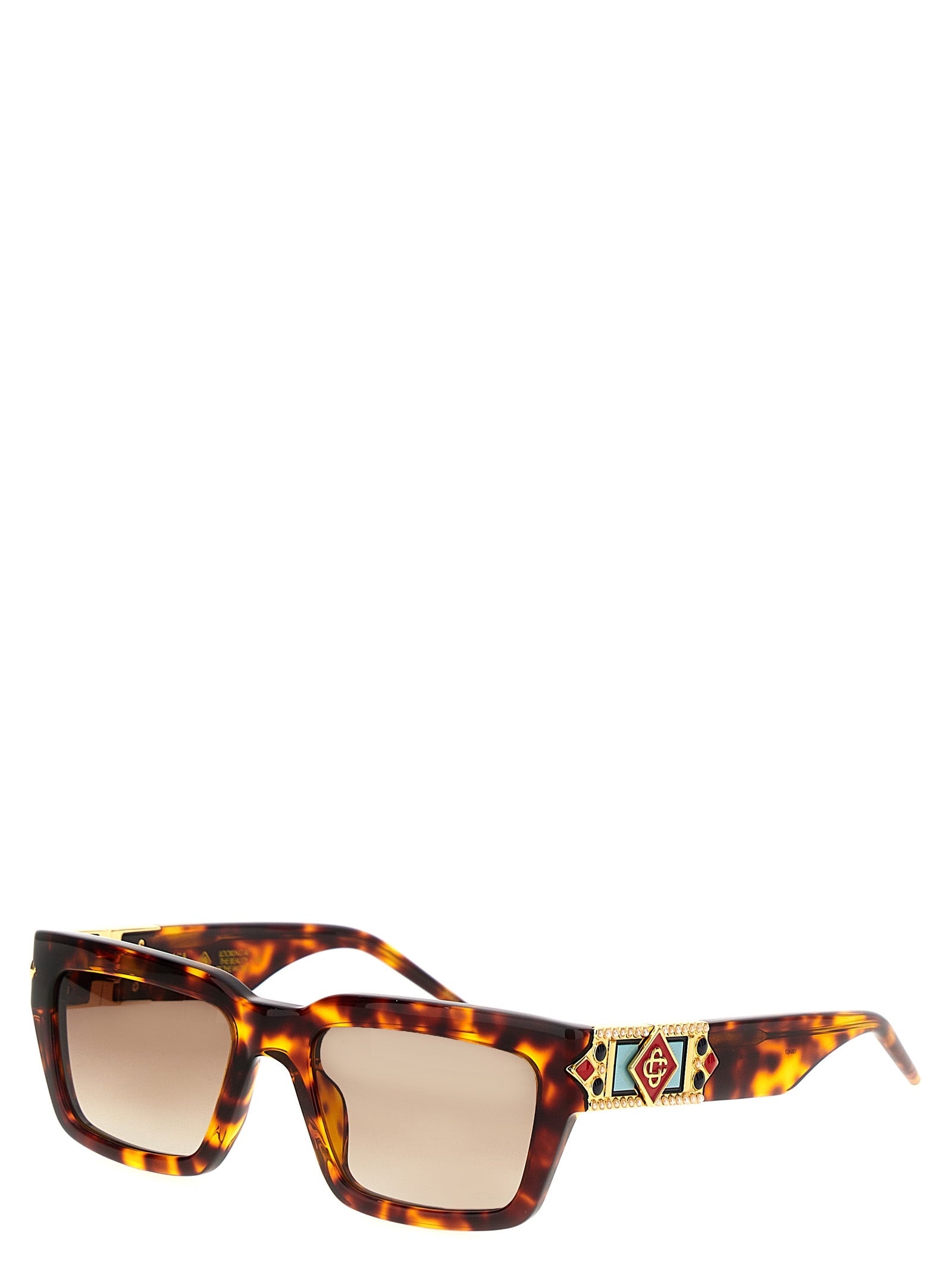 The Tortoiseshell Square Metope Sunglasses Brown - 3