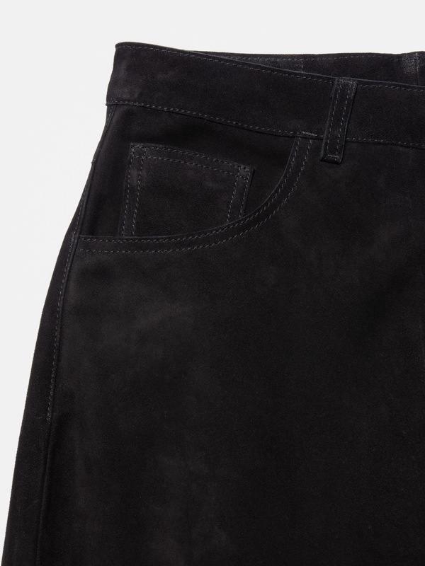 Clean Eileen Suede Pants Black - 3