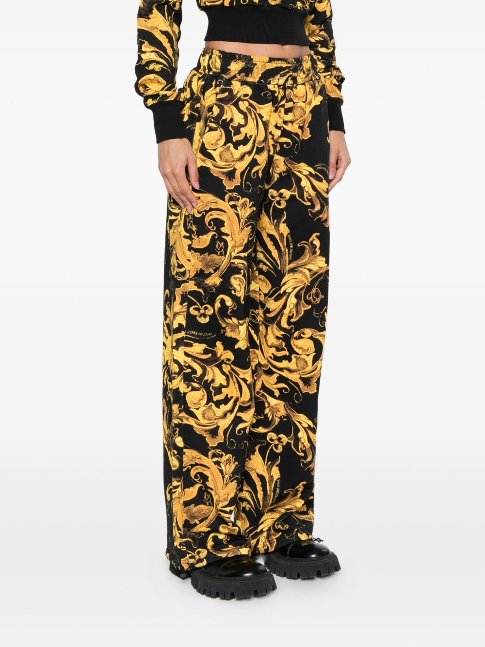 Barocco-print track pants - 3