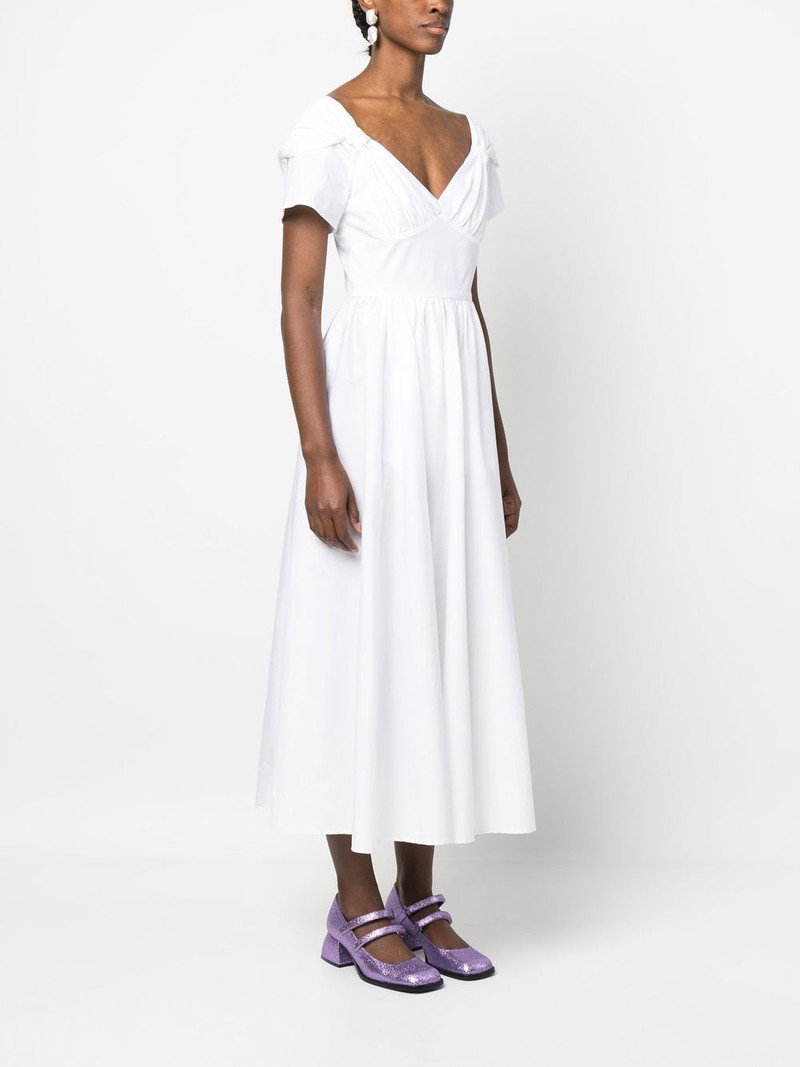 flared mid-length dress 3