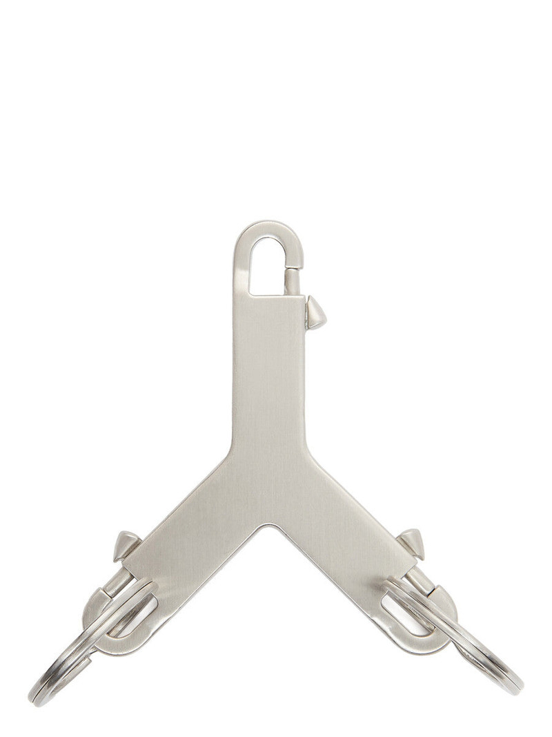 Rick Owens double-ring keychain outlook