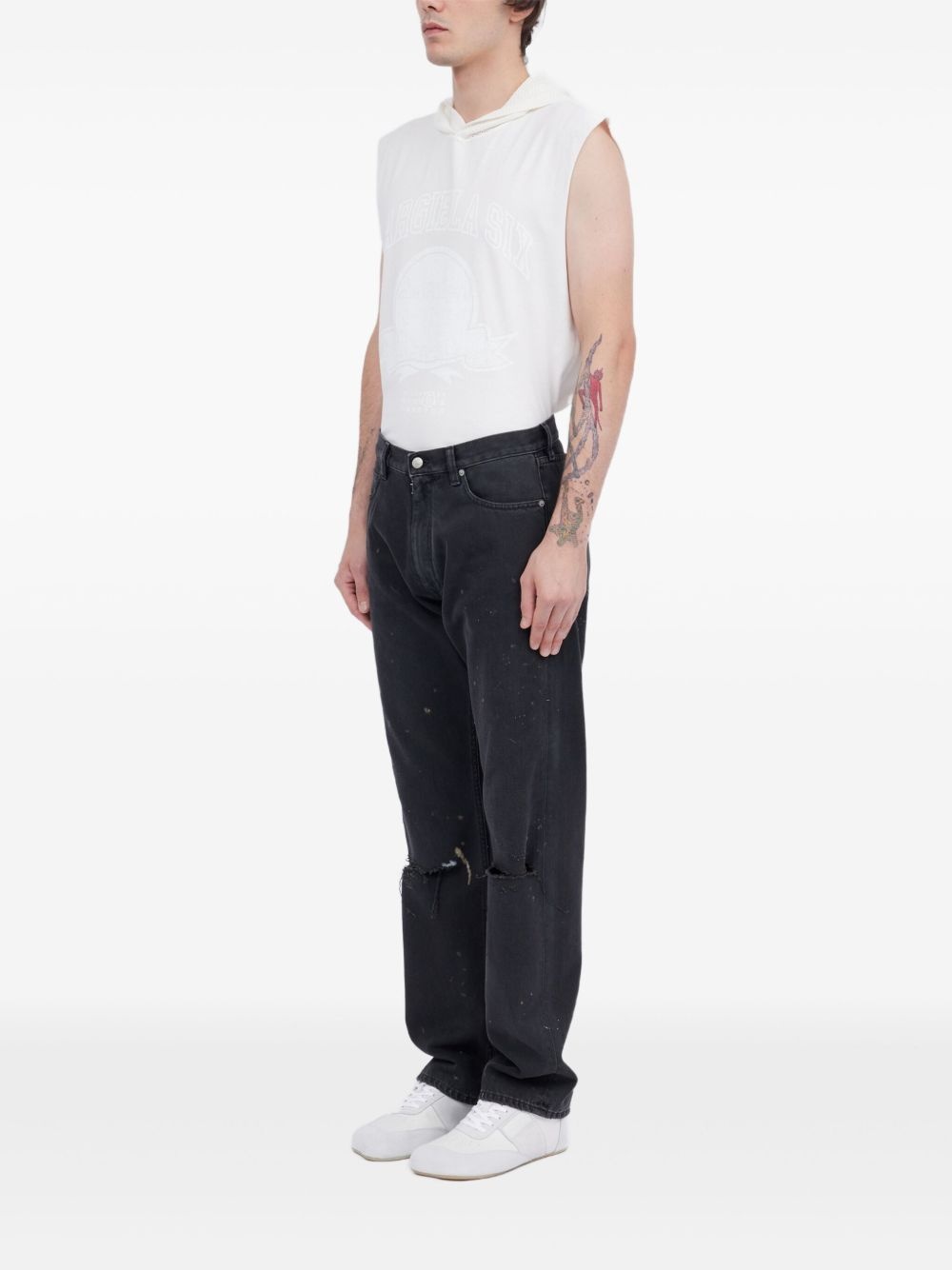 distressed jeans - 4